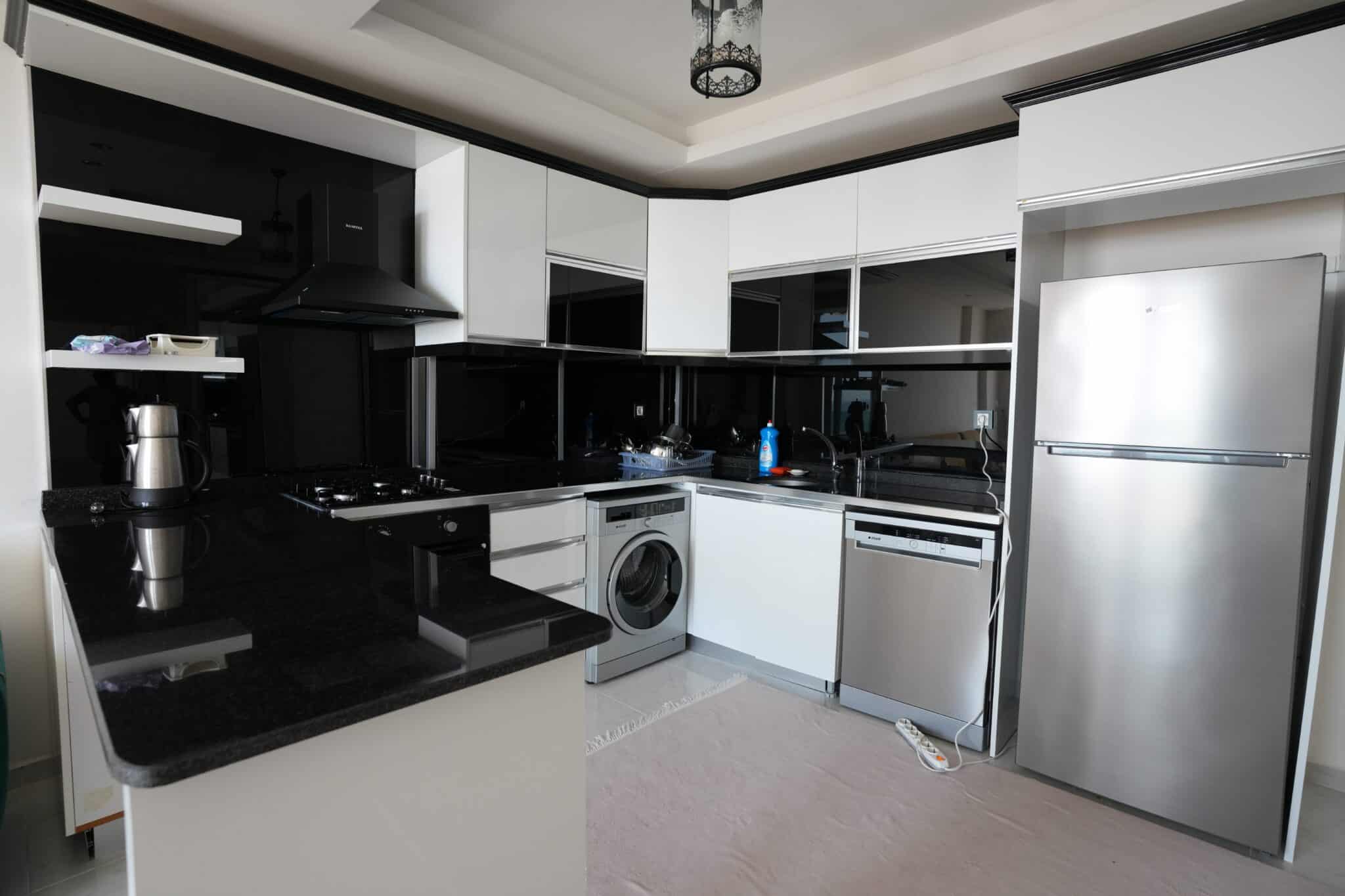 Продается квартира 2+1 с видом на море в комплексе Golden Park, Каргипинари, Эрдемли, Мерсин