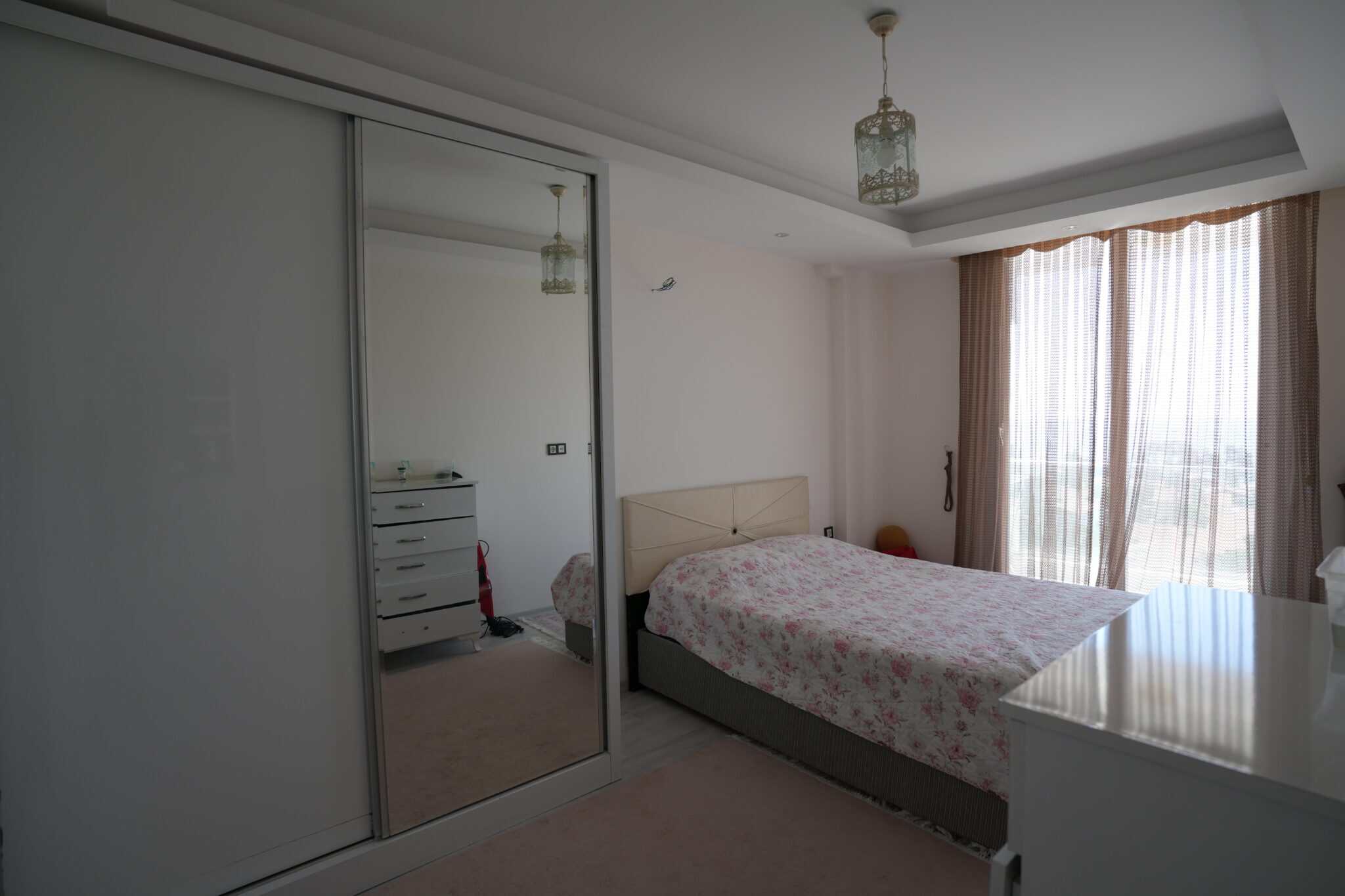 Продается квартира 2+1 с видом на море в комплексе Golden Park, Каргипинари, Эрдемли, Мерсин