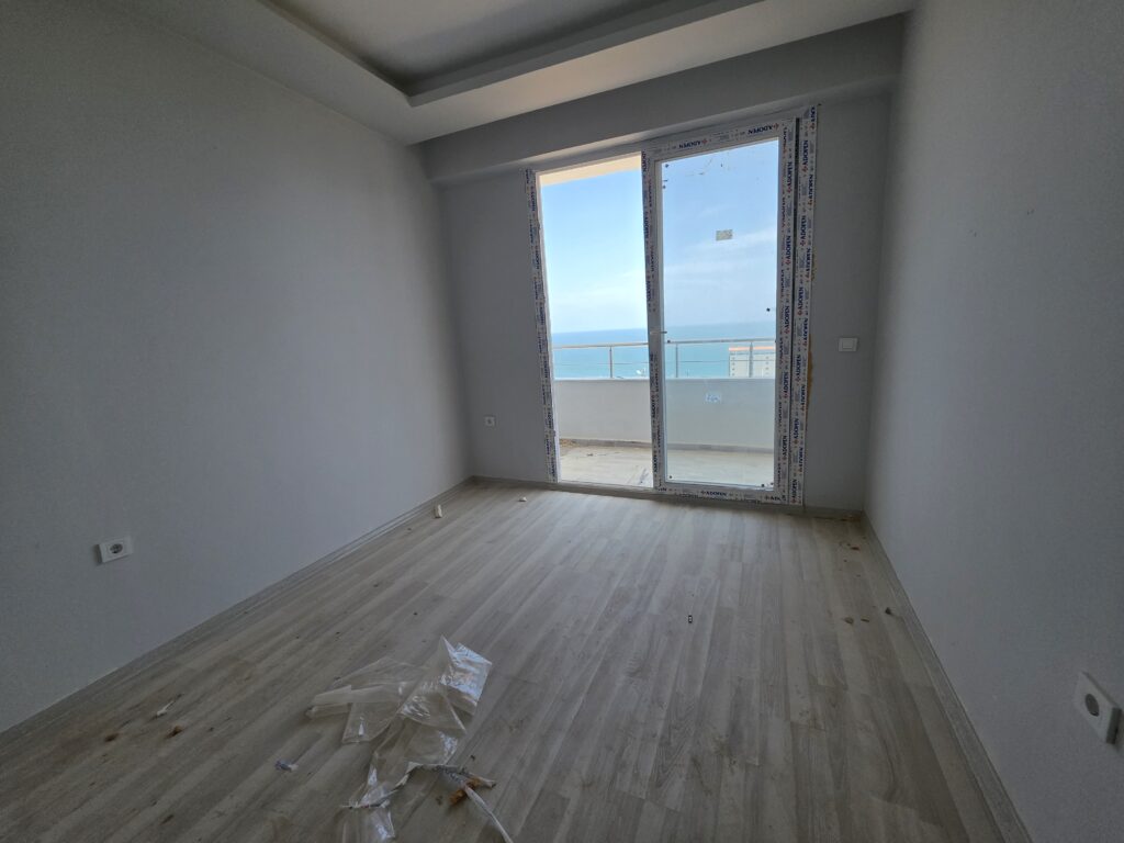 Appartement met 1 slaapkamer en 1 badkamer te koop met zeezicht in Ayaş, Erdemli, Mersin