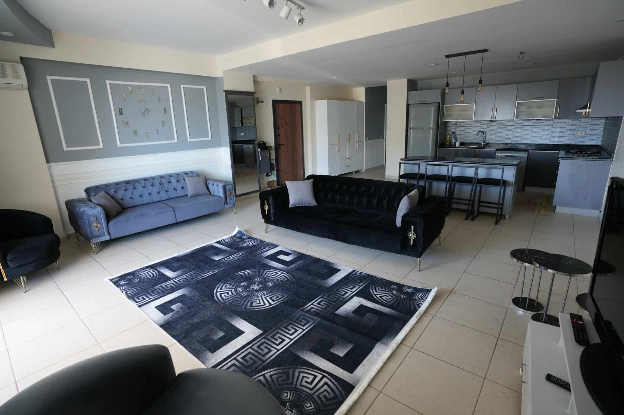 Mersin Kargıpınarı Queenaba Sitesi Eşyalı Satılık 3+1 Bakımlı Daire