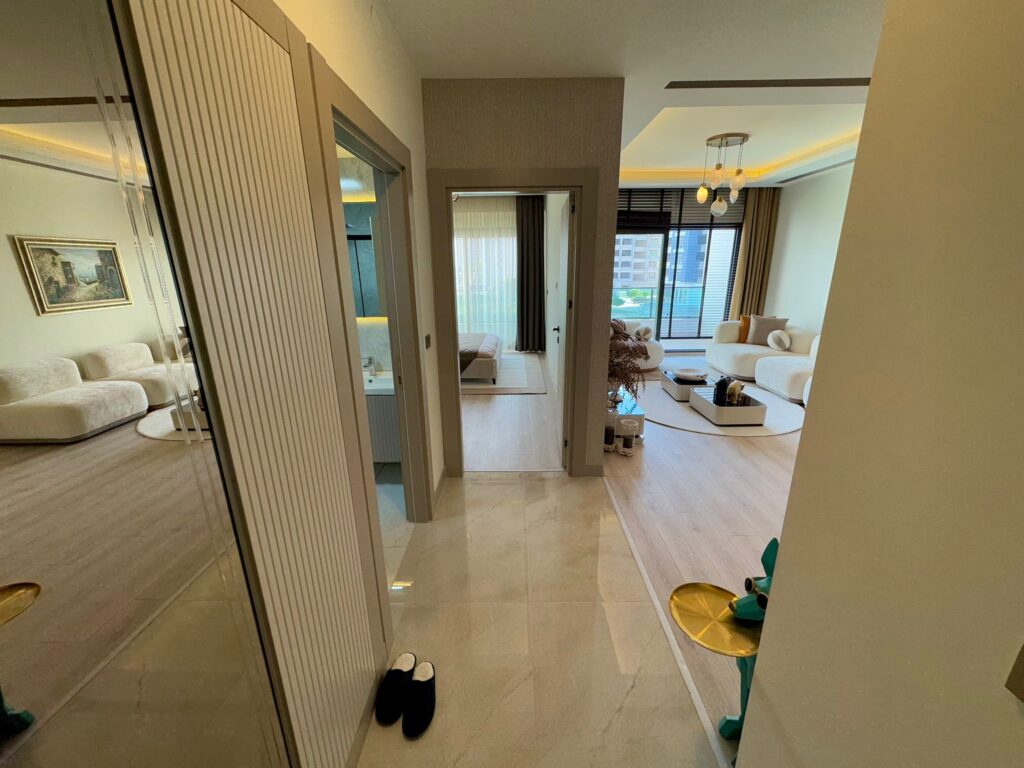 Роскошная квартира 1+1 на продажу в комплексе Mitanni Garden, Erdemli, Mersin