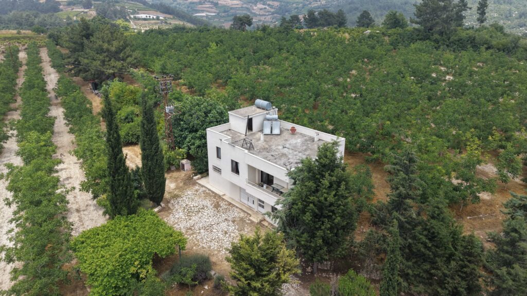 Mersin Erdemli Tömük İlemin Deniz Manzaralı Satılık Ceviz Bahçesi