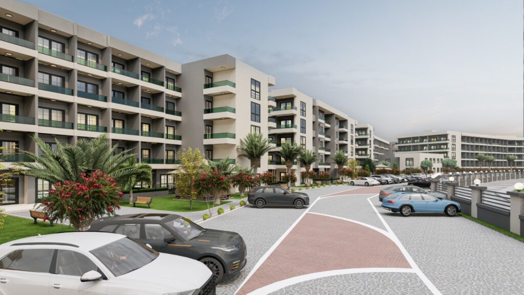 Роскошная квартира 1+1 на продажу в комплексе Mitanni Garden, Erdemli, Mersin