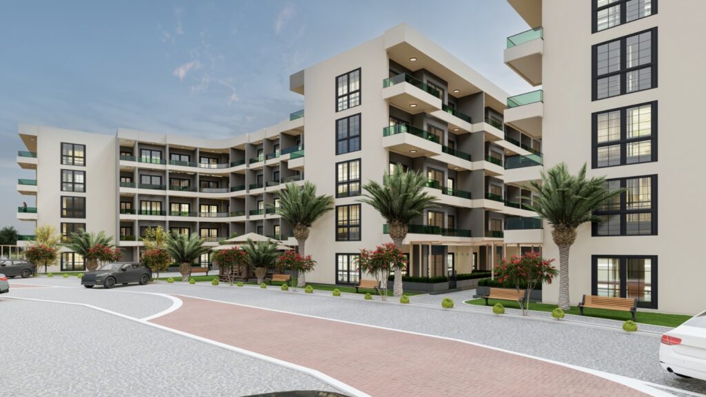 Роскошная квартира 1+1 на продажу в комплексе Mitanni Garden, Erdemli, Mersin