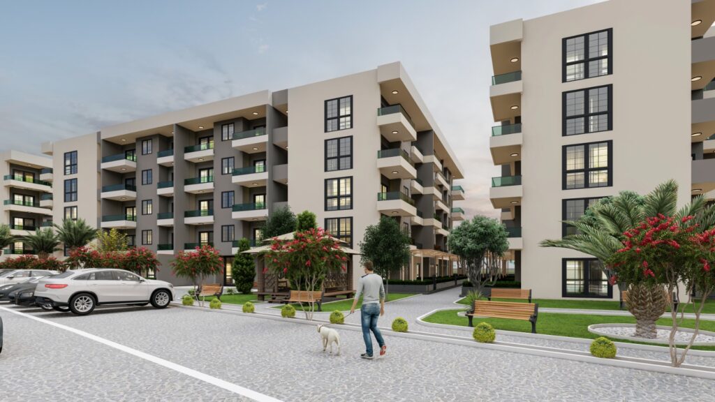 Роскошная квартира 1+1 на продажу в комплексе Mitanni Garden, Erdemli, Mersin