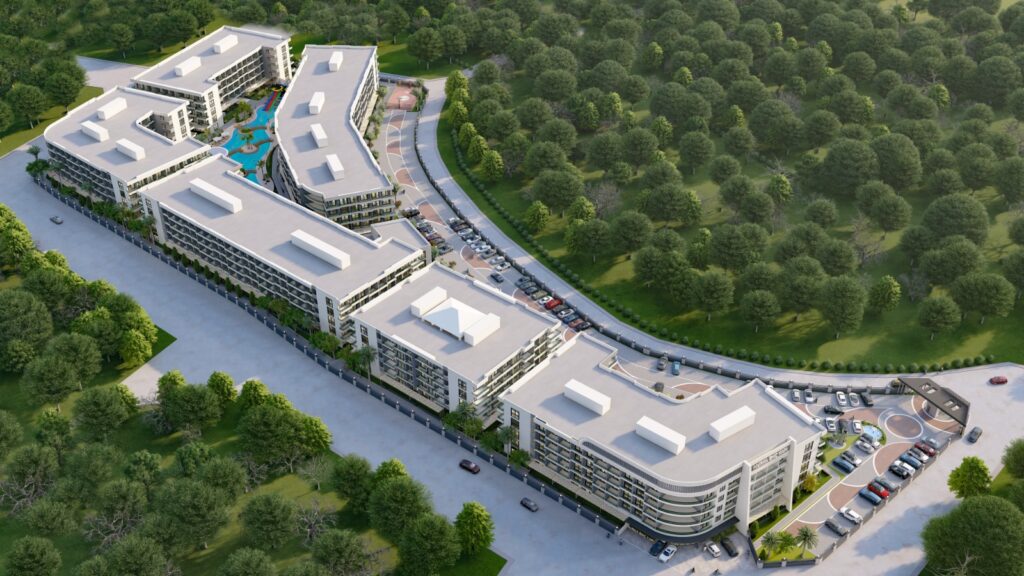 Роскошная квартира 1+1 на продажу в комплексе Mitanni Garden, Erdemli, Mersin