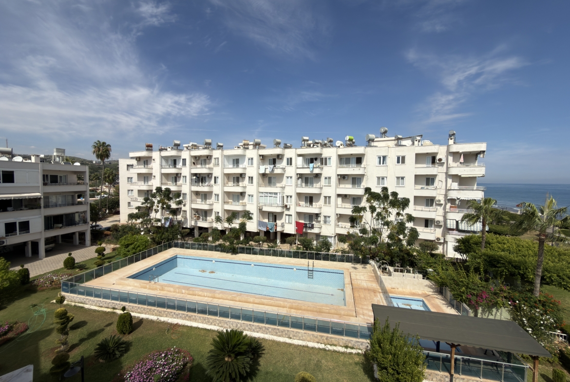 Mersin Erdemli Denize Sıfır Gümüşkum Sitesi Satılık 1+1 Daire
