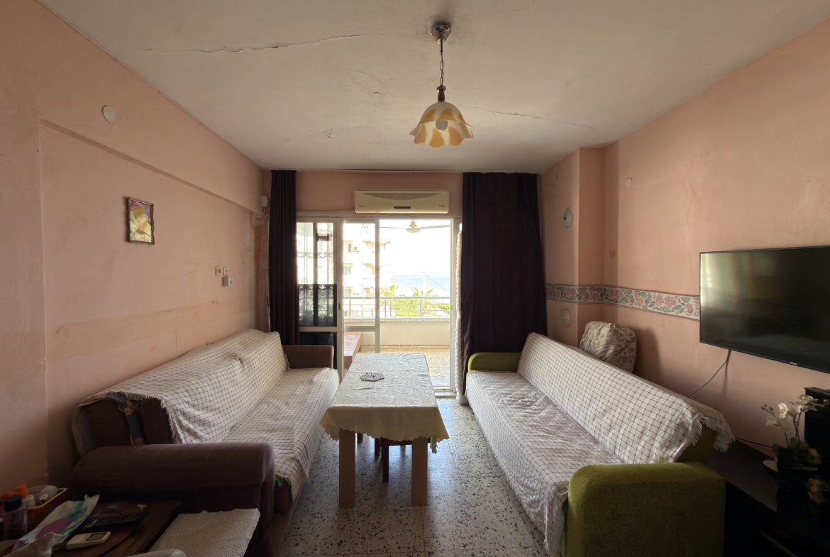 Mersin Erdemli Denize Sıfır Gümüşkum Sitesi Satılık 1+1 Daire