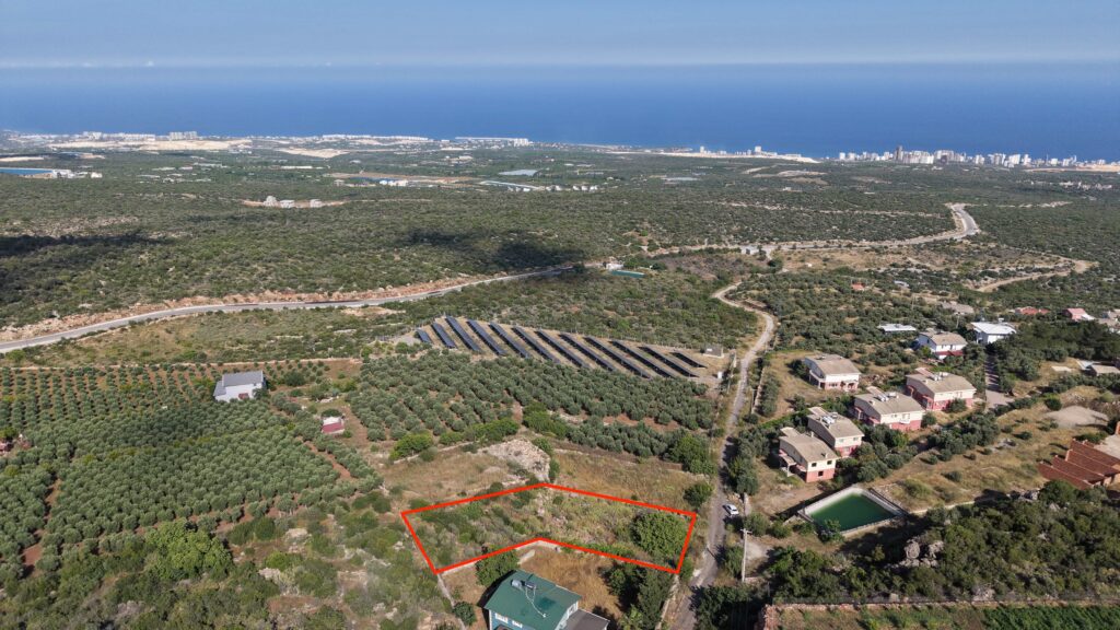 Grond te koop in Erdemli, Kumkuyu, Çanakçı, met uitzicht op zee