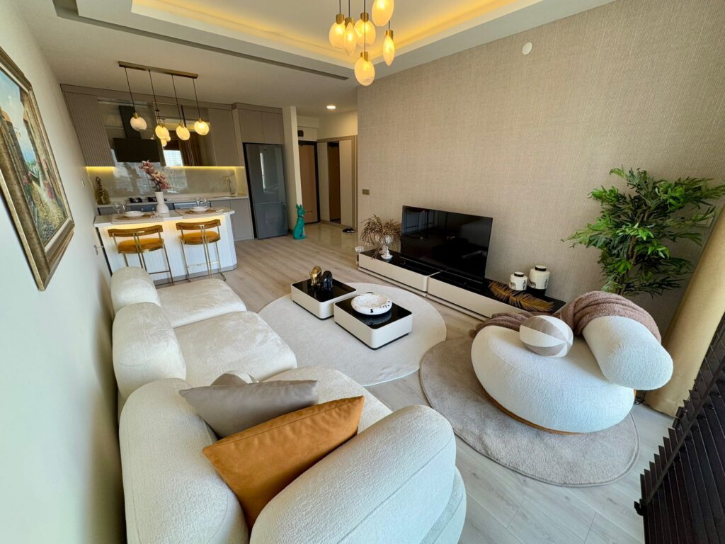 Роскошная квартира 1+1 на продажу в комплексе Mitanni Garden, Erdemli, Mersin