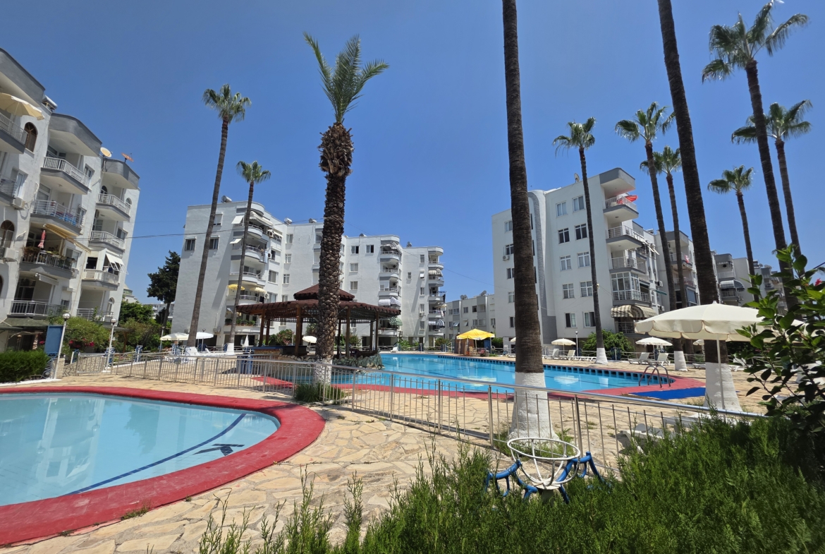 Mersin Erdemli Ayaş Denize Sıfır  Korikos Sitesi Eşyalı Satılık 2+1 Daire