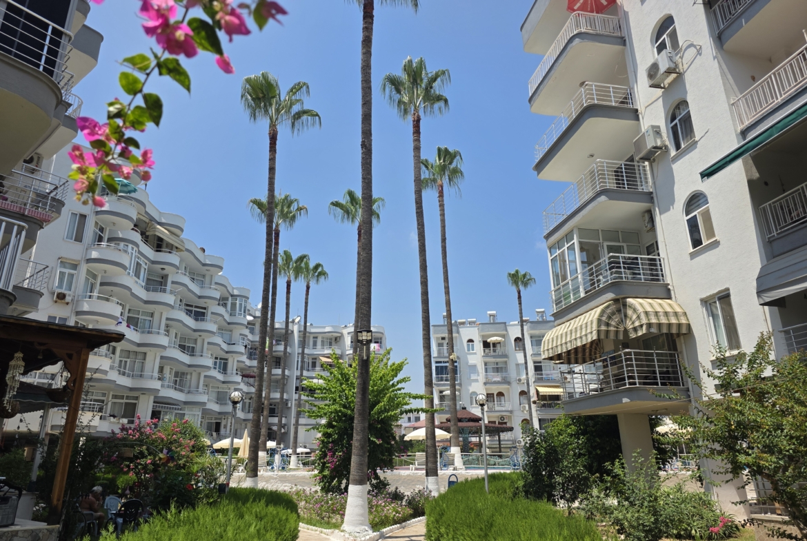 Mersin Erdemli Ayaş Denize Sıfır  Korikos Sitesi Eşyalı Satılık 2+1 Daire