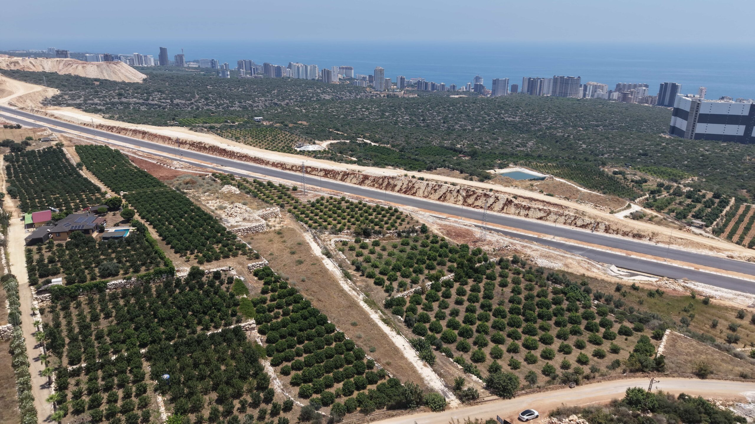 Grond te koop in Yemişkumu, Ayaş, Erdemli, Mersin met uitzicht op zee