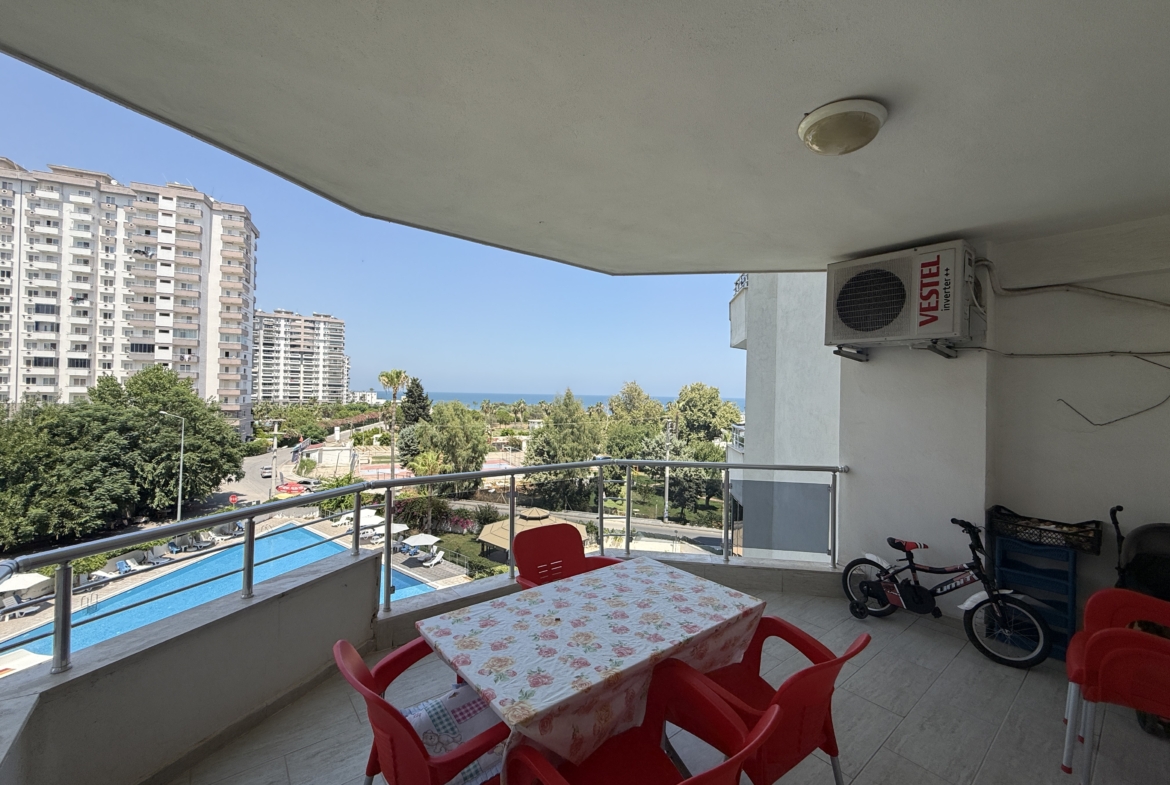Mersin Erdemli Çeşmeli Nira Holiday Satılık 2+1 Deniz Manzaralı Eşyalı Daire