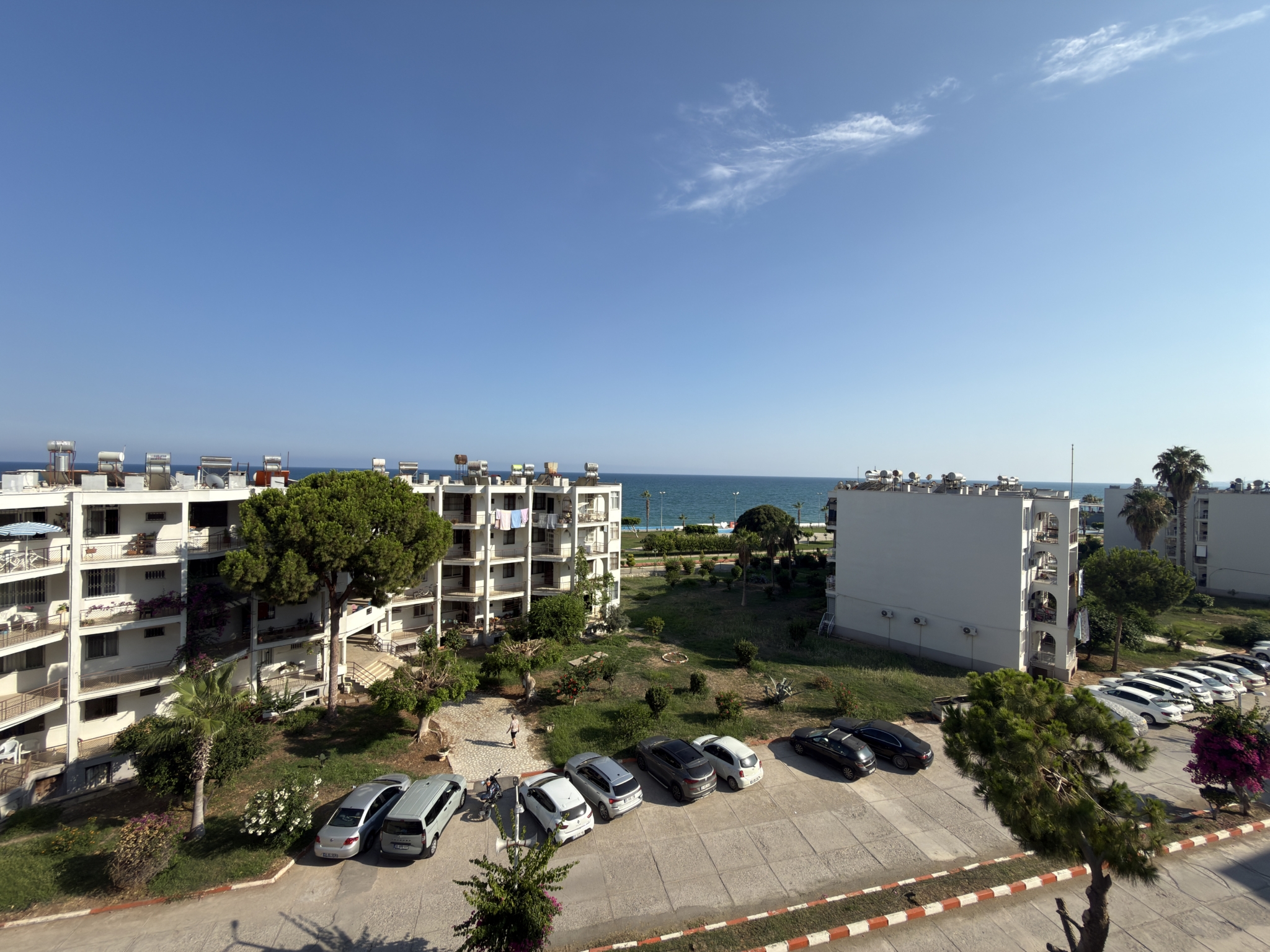 Mersin Erdemli Denize Sıfır Erciyes Sitesi Kiralık 2+1 Deniz Manzaralı Daire