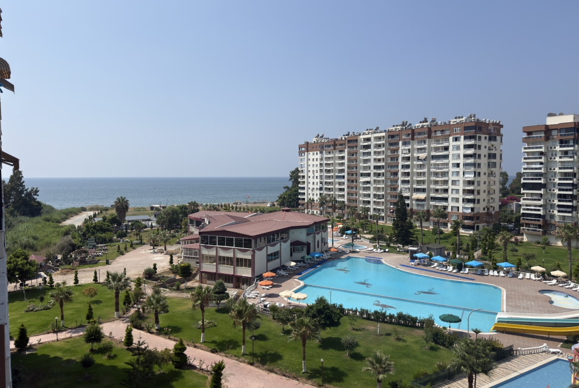 Mersin Erdemli Kargıpınarı Denize Sıfır Liparis Sunlife Eşyalı Satılık Deniz Manzaralı 2+1 Daire