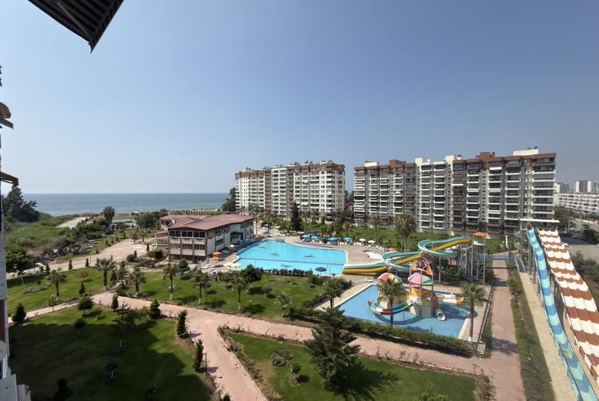 Mersin Erdemli Kargıpınarı Denize Sıfır Liparis Sunlife Eşyalı Satılık Deniz Manzaralı 2+1 Daire