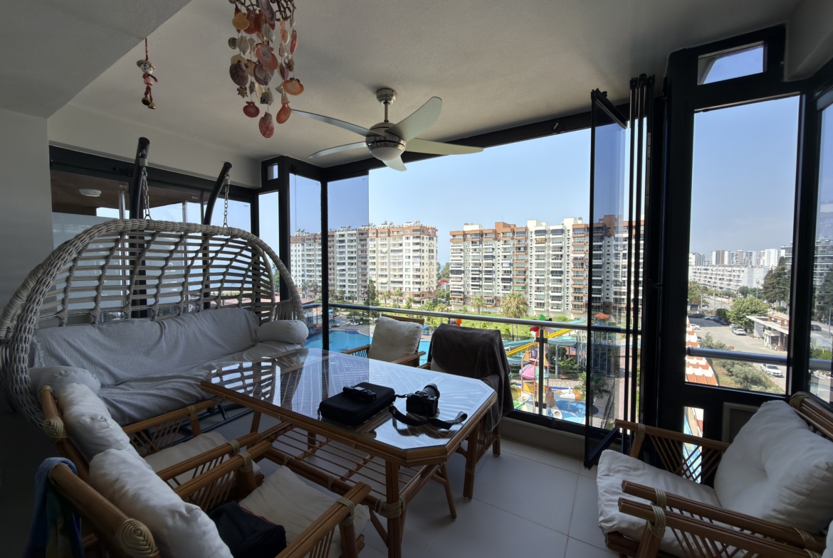 Mersin Erdemli Kargıpınarı Denize Sıfır Liparis Sunlife Eşyalı Satılık Deniz Manzaralı 2+1 Daire