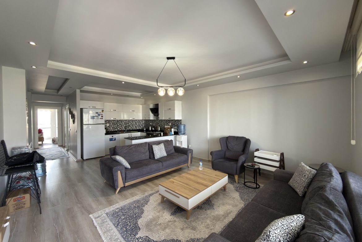 Mersin Erdemli Kargıpınarı Denize Sıfır Liparis Sunlife Eşyalı Satılık Deniz Manzaralı 2+1 Daire