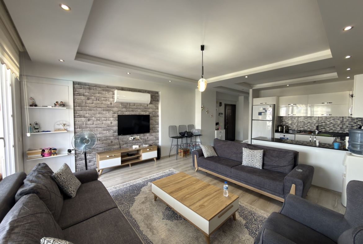 Mersin Erdemli Kargıpınarı Denize Sıfır Liparis Sunlife Eşyalı Satılık Deniz Manzaralı 2+1 Daire