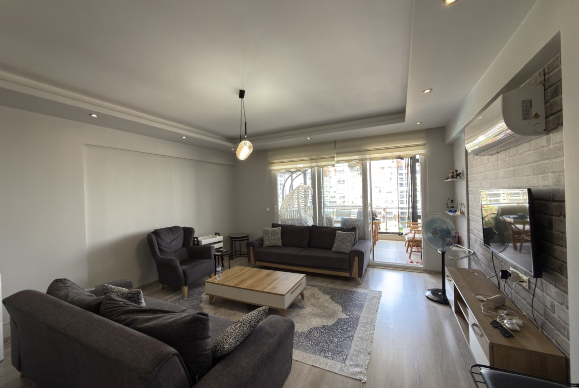 Mersin Erdemli Kargıpınarı Denize Sıfır Liparis Sunlife Eşyalı Satılık Deniz Manzaralı 2+1 Daire