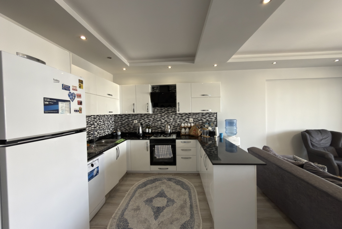 Mersin Erdemli Kargıpınarı Denize Sıfır Liparis Sunlife Eşyalı Satılık Deniz Manzaralı 2+1 Daire