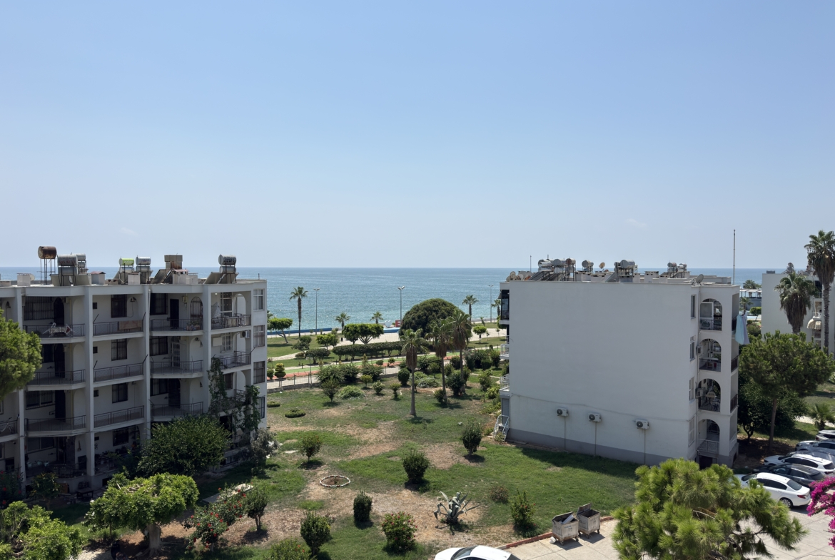 Mersin Erdemli Denize Sıfır Erciyes Sitesi Kiralık 2+1 Deniz Manzaralı Daire