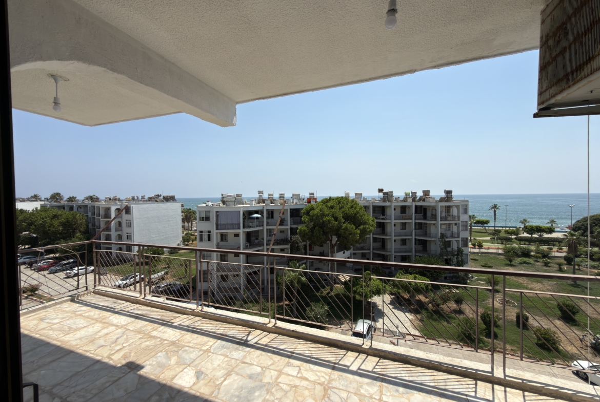 Mersin Erdemli Denize Sıfır Erciyes Sitesi Kiralık 2+1 Deniz Manzaralı Daire