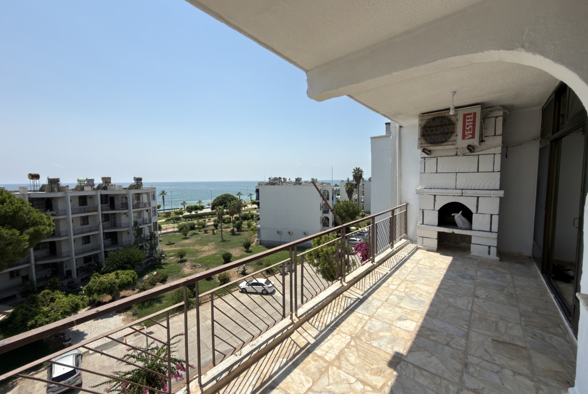 Mersin Erdemli Denize Sıfır Erciyes Sitesi Kiralık 2+1 Deniz Manzaralı Daire