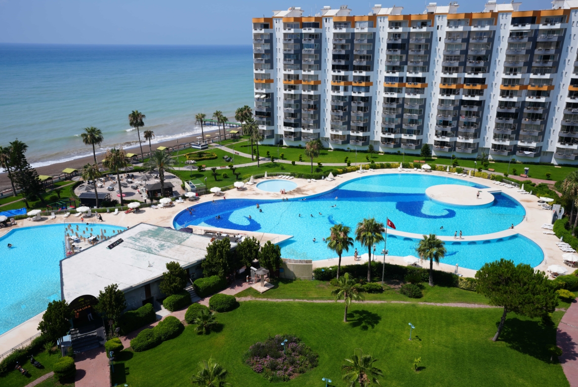 Mersin Kargıpınarı Queenaba Sitesi A Bloklarda Satılık 3+1 Lüks Köşe Daire