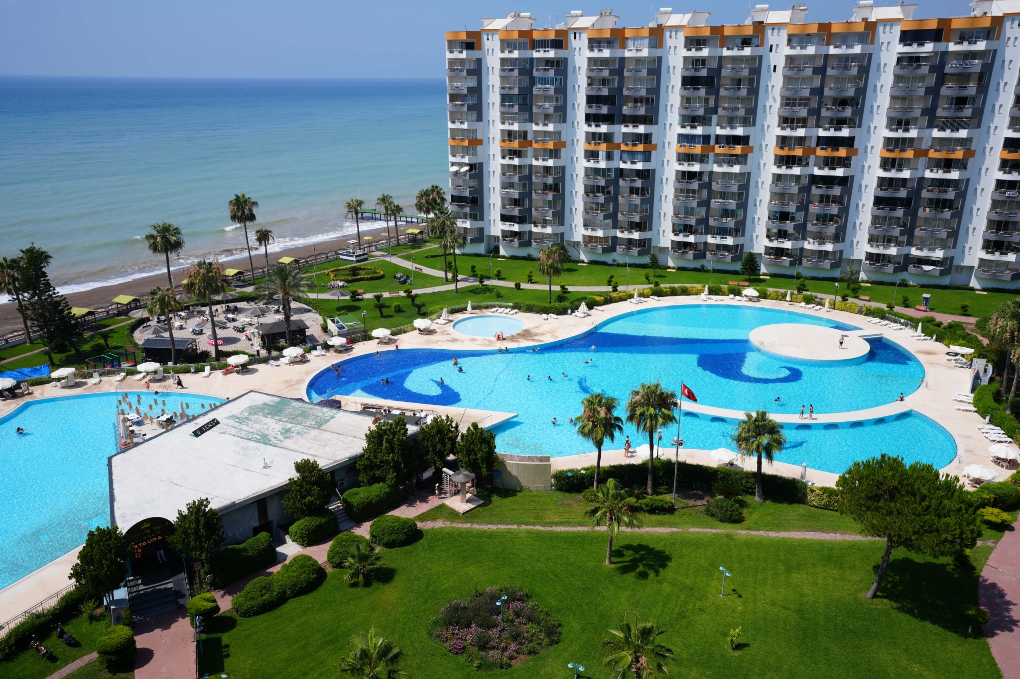 VIP01240 Mersin Kargıpınarı Queenaba Sitesi A Bloklarda Satılık 3+1 Lüks Köşe Daire