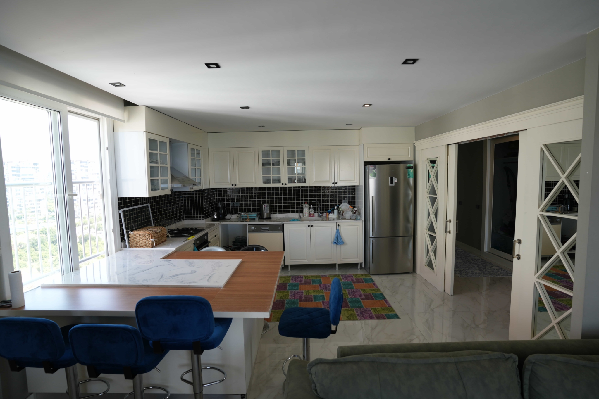 VIP01249 Mersin Kargıpınarı Queenaba Sitesi A Bloklarda Satılık 3+1 Lüks Köşe Daire