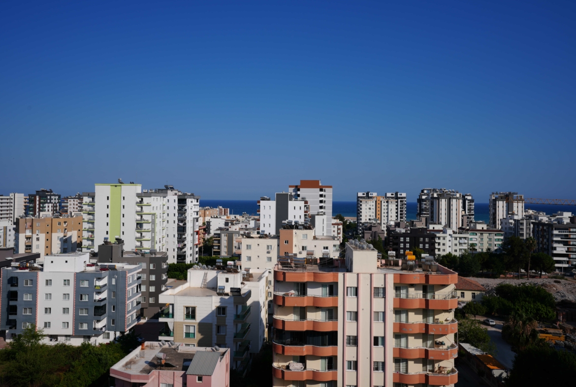 4+1-Zimmer-Wohnung mit Meerblick in Gündeşli Plaza, Aşağı Alata, Erdemli, Mersin zu verkaufen