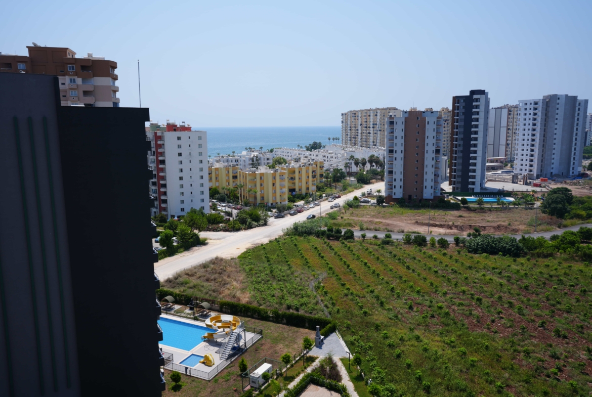 Mersin Erdemli Çeşmeli Emerald Deluxe 1+1 Satılık Deniz Manzaralı Daire