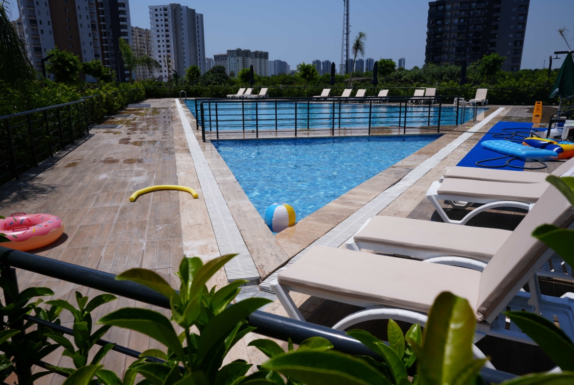 Mersin Erdemli Çeşmeli Emerald Deluxe 1+1 Satılık Deniz Manzaralı Daire