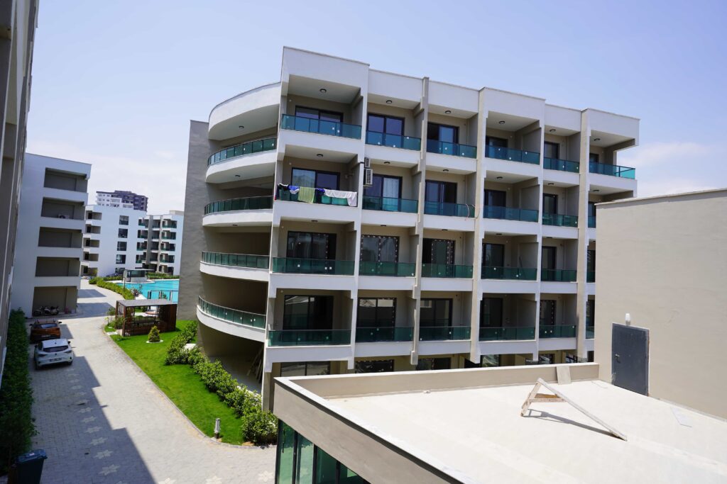 Mersin Tömük Yatay Mimari Mittani Garden Satılık 1+1 Daire