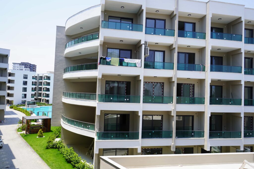 Mersin Tömük Yatay Mimari Mittani Garden Satılık 1+1 Daire