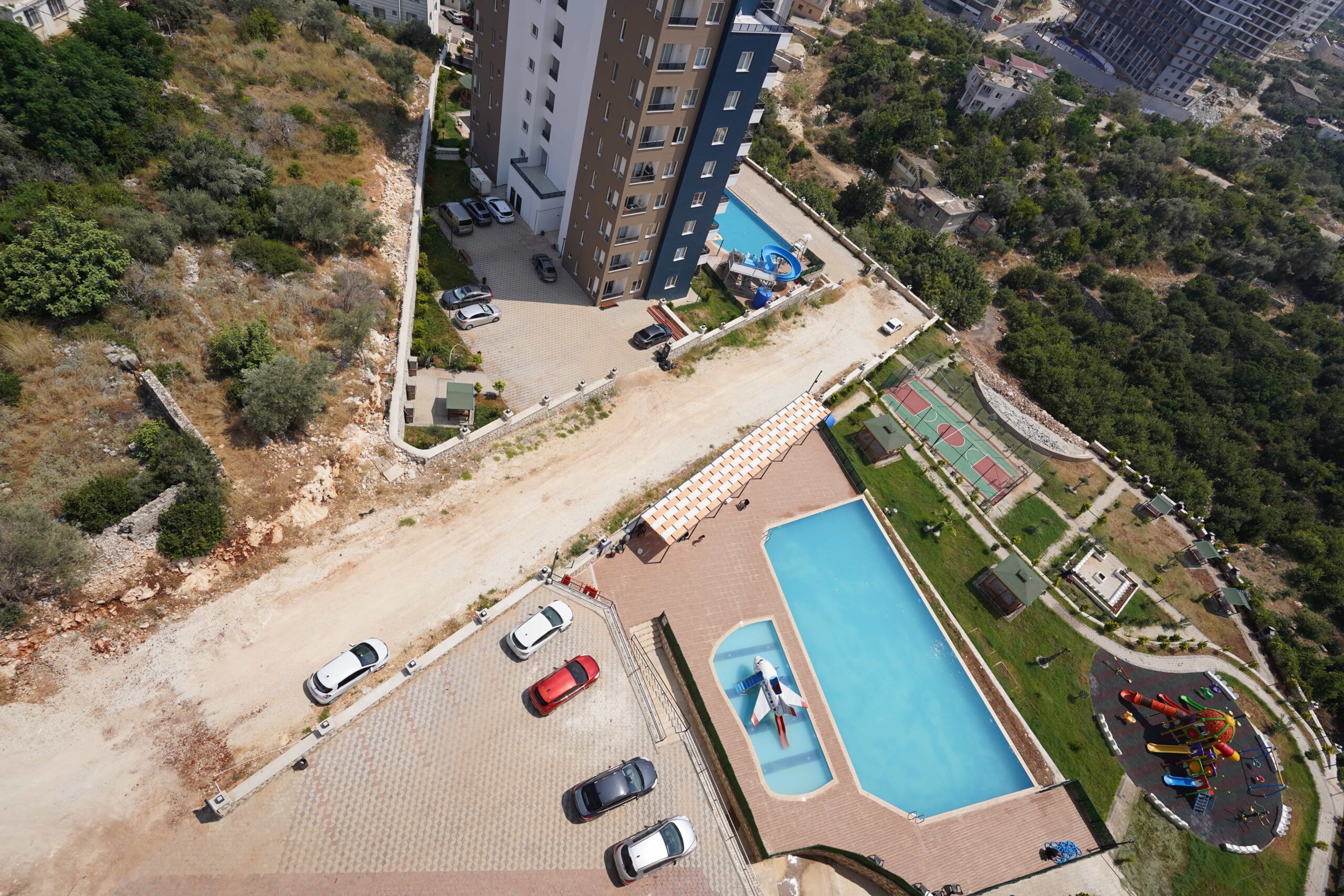 Mersin Erdemli Ayaş 1+1 Wohnung mit Meerblick zu verkaufen