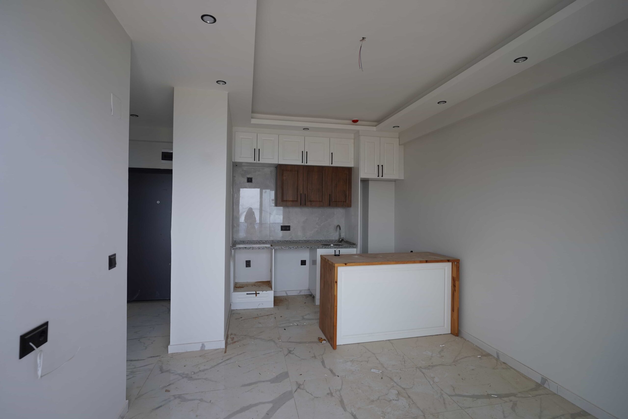 Mersin Erdemli Ayaş 1+1 Wohnung mit Meerblick zu verkaufen