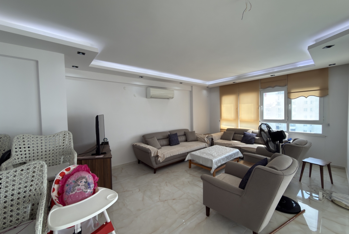 Mersin Erdemli Arpaçbahşiş Flamingo 1 Satılık Bakımlı 3+1 Eşyalı  Daire