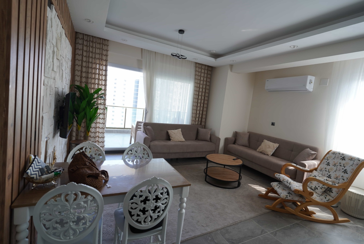 Erdemli Ayaş Class Suit 2 Full Eşyalı 2+1 Satılık Daire