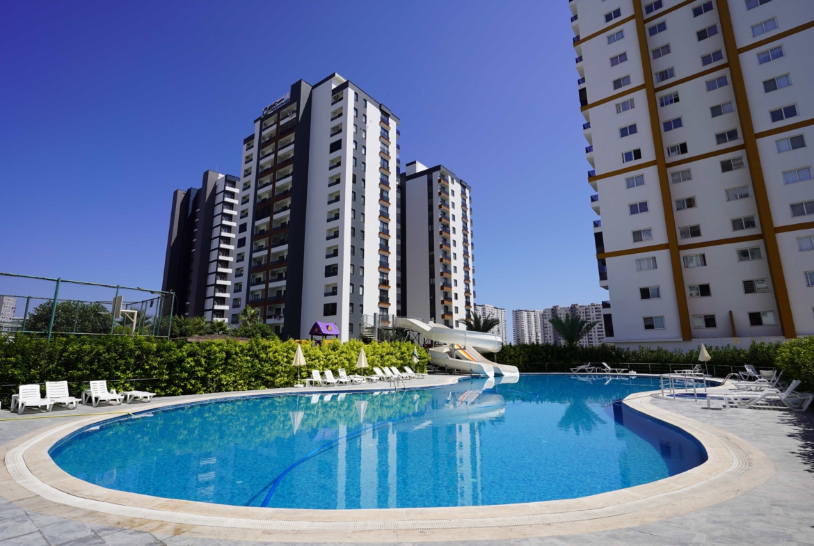 Mersin Tömük Alioğlu Lavinya 2 Bağımsız Mutfak Eşyalı 1+1 Daire