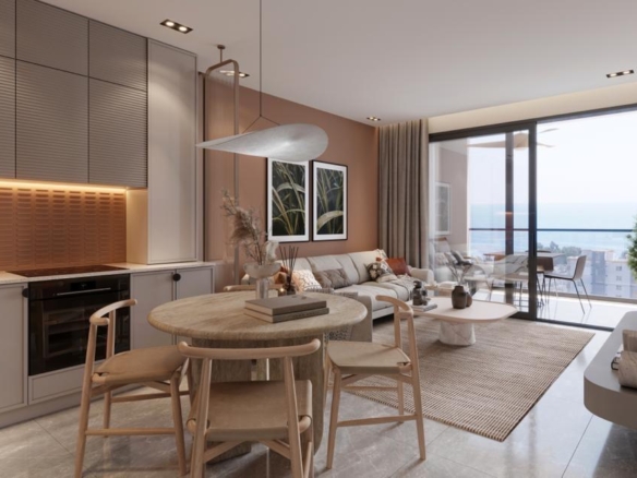 MERSİN ERDEMLİ ARPAÇBAHŞİŞ MAVİDA BLUE GARDEN PROJESİNDE 1+1 SATILIK DAİRELER