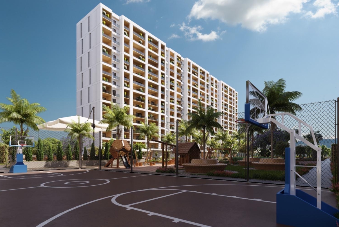 MERSİN ERDEMLİ ARPAÇBAHŞİŞ MAVİDA BLUE GARDEN PROJESİNDE 1+1 SATILIK DAİRELER