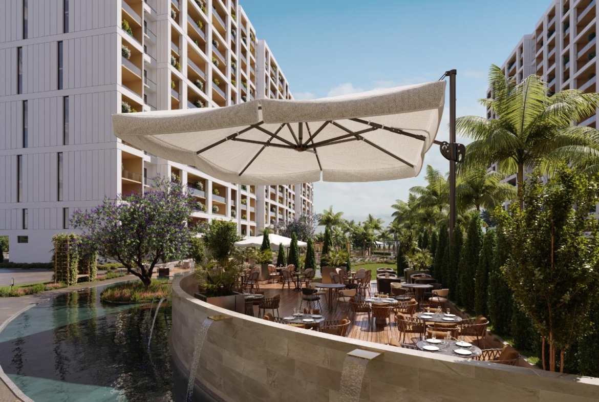 MERSİN ERDEMLİ ARPAÇBAHŞİŞ MAVİDA BLUE GARDEN PROJESİNDE 1+1 SATILIK DAİRELER