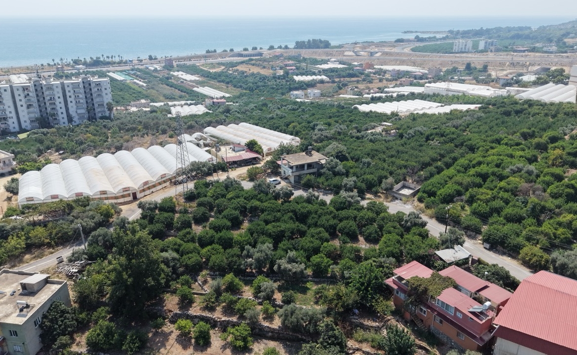 MERSİN ERDEMLİ KOCAHASANLI DENİZ MANZARALI SATILIK ARSA