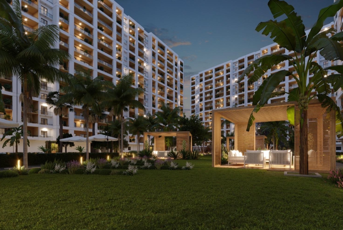 MERSİN ERDEMLİ ARPAÇBAHŞİŞ MAVİDA BLUE GARDEN PROJESİNDE 1+1 SATILIK DAİRELER