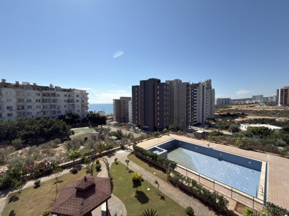 Mersin Erdemli Ayaş  Royal Garden Deniz Manzaralı  Satılık 2+1 Daire