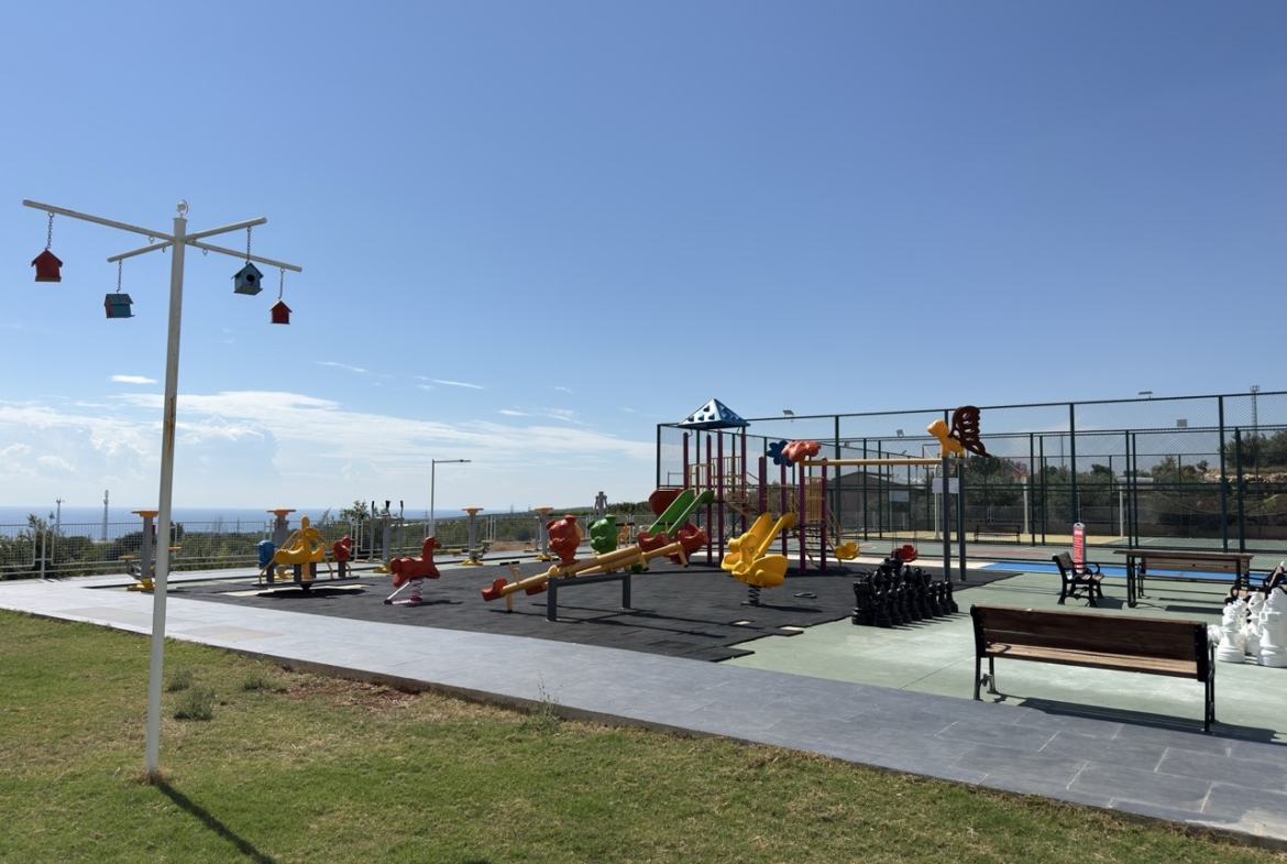 Mersin Erdemli Ayaş Asia Tatil Köyü Yatay Mimari Satılık Eşyalı 2+1 Daire