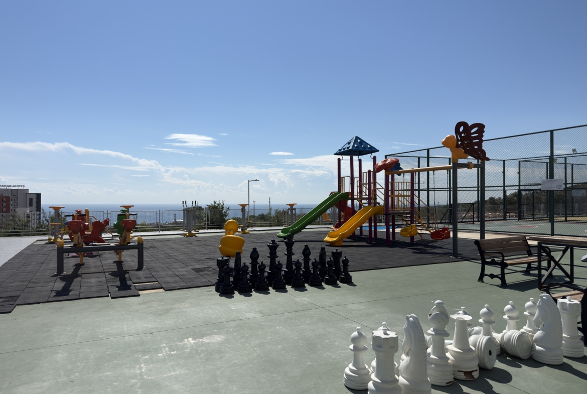 Mersin Erdemli Ayaş Asia Tatil Köyü Yatay Mimari Satılık Eşyalı 2+1 Daire